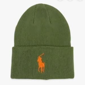 NWT Men's Polo Ralph Lauren Big Pony Cuff Hat